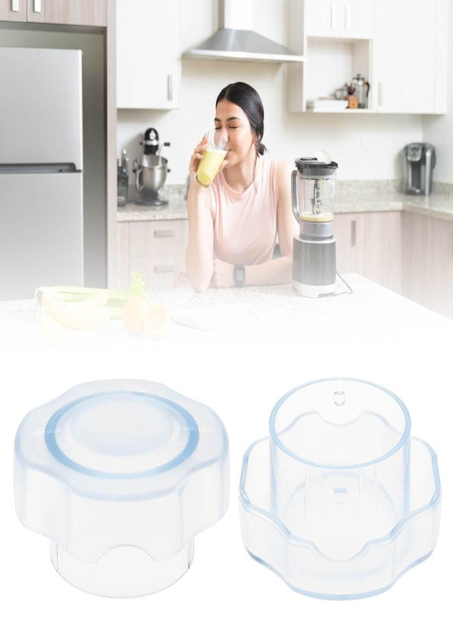 TQEONKL Blender Jar Lid Plug Replacement Parts, 2Pcs Lid Plug Replacement Parts for Vita-mix 64oz, Capping Plug Low Profile Container Plug Fit Drink Machine Pro750 Pro300 Low Profile 64-oz Container - Image 1